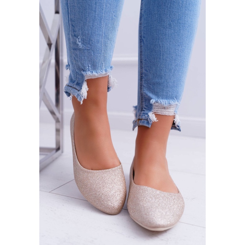 PS1 Ballerines Femme Glitter Doré Fifi 1