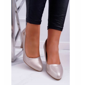 Escarpins pour femmes à talon Sergio Leone 1457 Golden Campbell doré 2