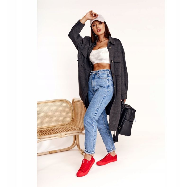 Baskets Femme Big Star Rouge AA274007 2