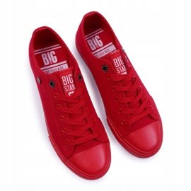 Baskets Basses Homme Big Star Rouge AA174007SS19 1