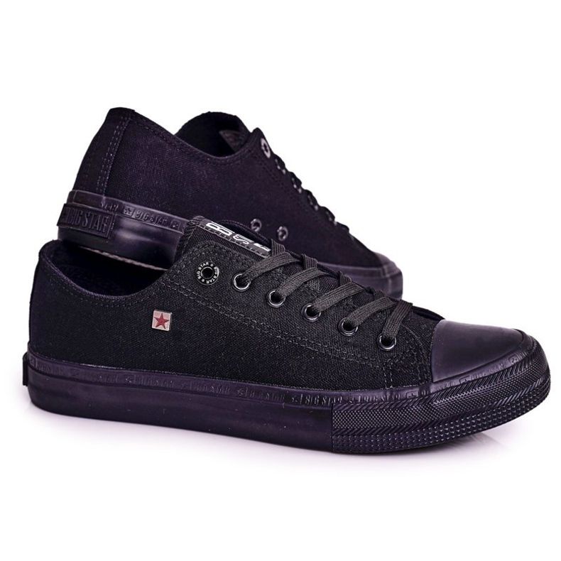 Baskets Basses Homme Big Star Noir AA174009SS19 le noir 1