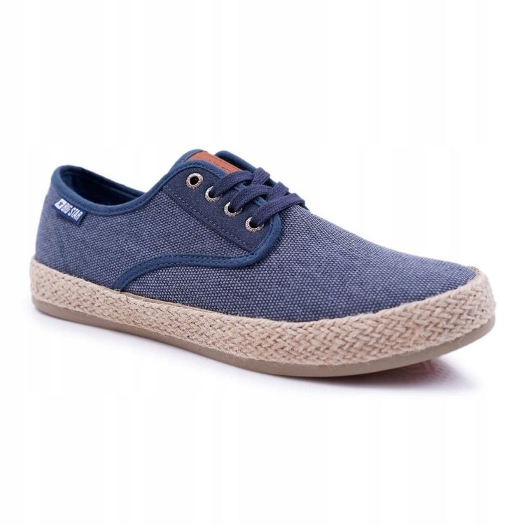 Baskets Homme Espadrilles Big Star Bleu Marine AA174174 1