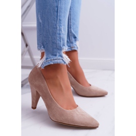 Escarpins pour femmes Sergio Leone PB139 Beige Felice 2