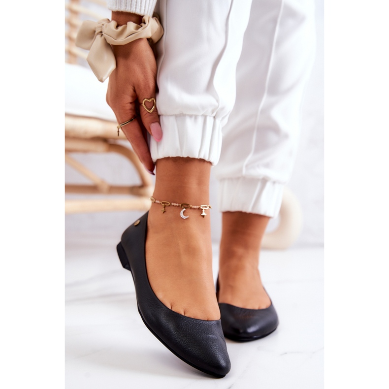 Ballerines Femme Maciejka Cuir Noir 04100 2