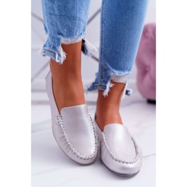 Mocassins Femme Sergio Leone Rose Perle Winted 2