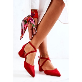 PS1 Escarpins à Talons Pour Femmes En Spitz Red Cosmo rouge 2