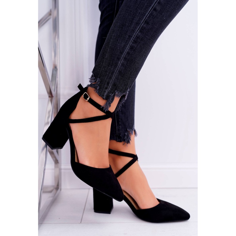 PS1 Escarpins à talons pour femmes en Spitz Black Cosmo noir 2