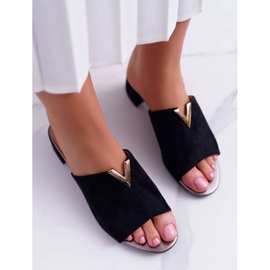 Vinceza Pantoufles Classiques Élégantes Pour Femmes Sur Bloc Demea Noir le noir 2 Vinceza Pantoufles Classiques Élégantes Pour Femmes Sur Bloc Demea Noir le noir 2