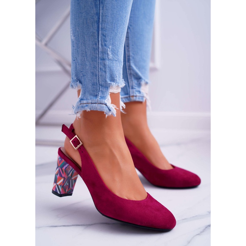 Escarpins à Talons Pour Femmes Sergio Leone SK788 Fuchsia Lati rose 1