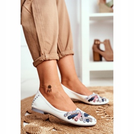 Ballerines Femme Maciejka Cuir Blanc 01358 2