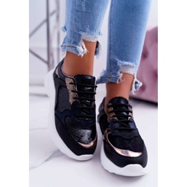 Moow Chaussures de sport pour femmes Noir Rendy le noir jaune 3