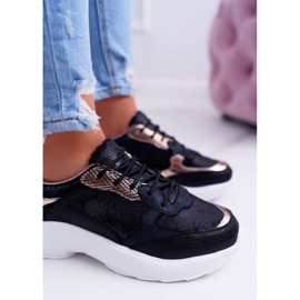 Moow Chaussures de sport pour femmes Noir Rendy le noir jaune 5