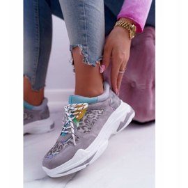 FC1 Chaussures Sport Femme Semelle Haute Gris Cabana 1 FC1 Chaussures Sport Femme Semelle Haute Gris Cabana 1