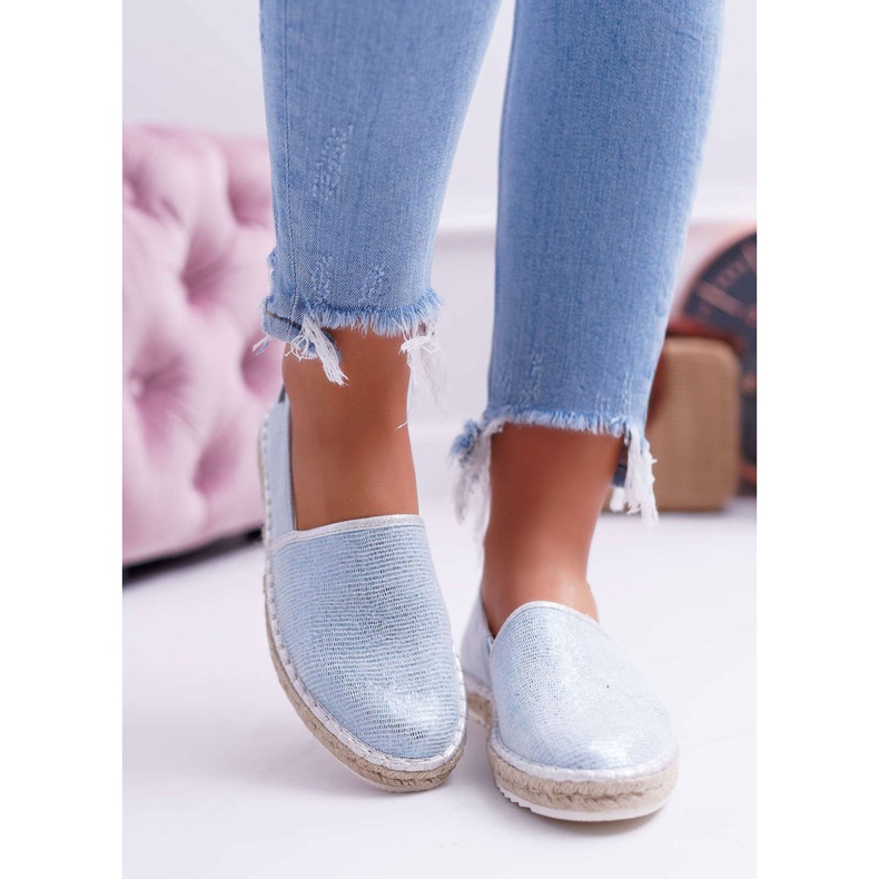 Espadrilles Femme Big Star Tressé Semelle Bleu DD274767 1