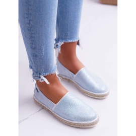 Espadrilles Femme Big Star Tressé Semelle Bleu DD274767 2