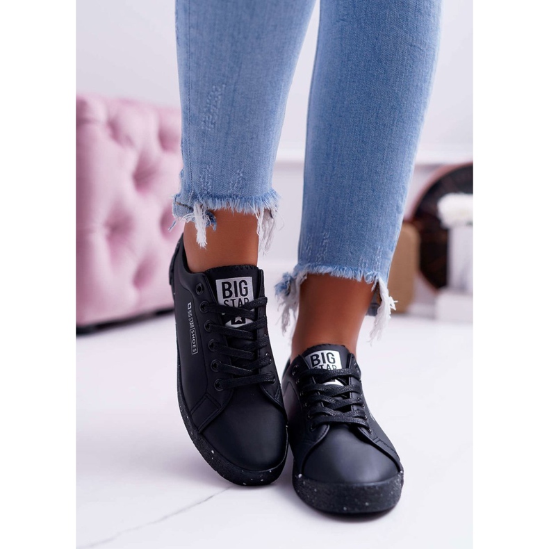 Baskets Femme Big Star Gris Étoile Noir AA274A008 2