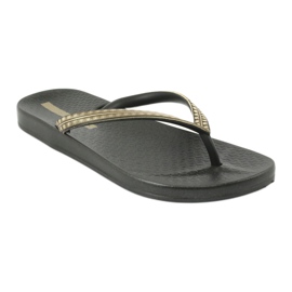 Ipanema 82763 tongs noires le noir jaune 1