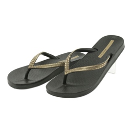 Ipanema 82763 tongs noires le noir jaune 2