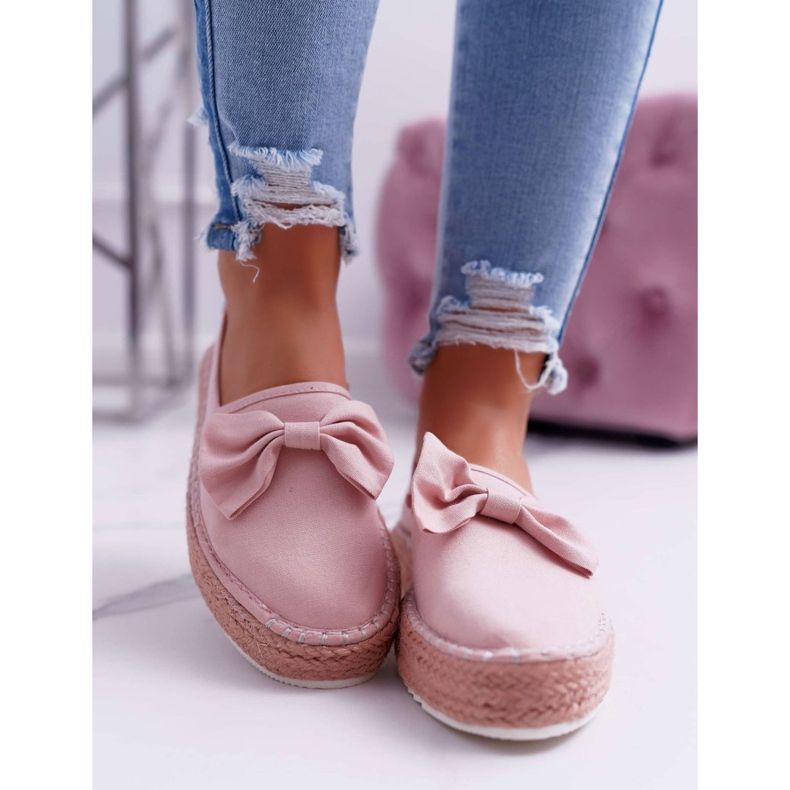 Espadrilles Femme Matière Big Star Rose DD274785 2 Espadrilles Femme Matière Big Star Rose DD274785 2