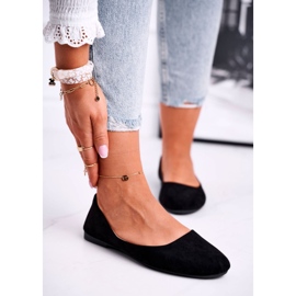 EVE Ballerines en daim féminin 9BL02-1031 Lasota noire le noir 1