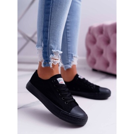 Baskets basses noires pour femmes Smith's 1