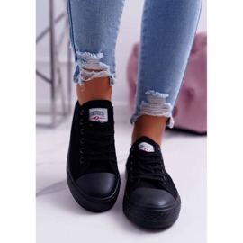 Baskets basses noires pour femmes Smith's le noir 2