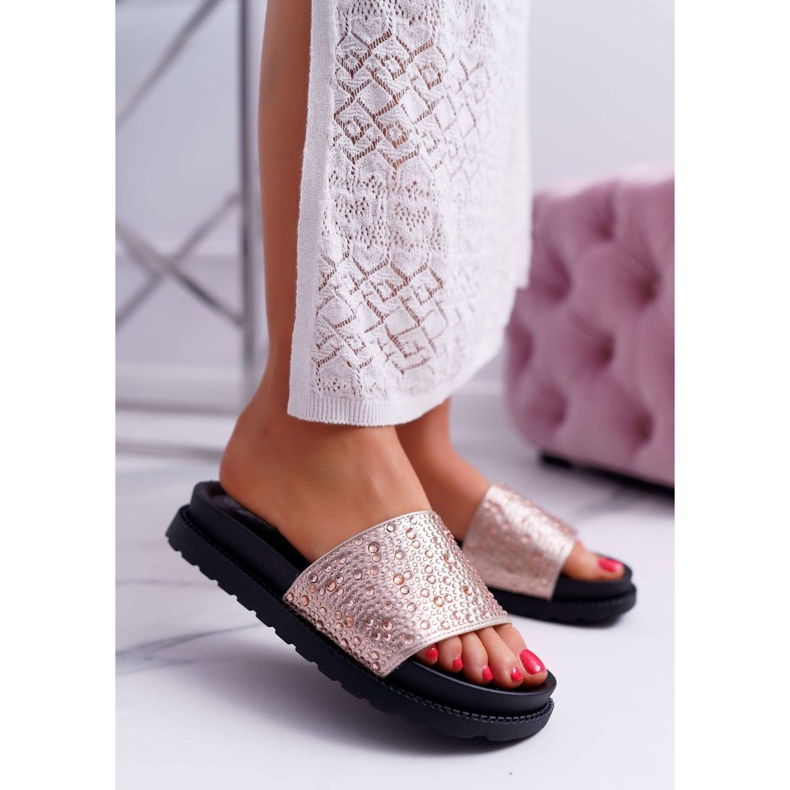 Chaussons Femme Avec Oxyde De Zirconium Champagne XTI 48821 rose 1 Chaussons Femme Avec Oxyde De Zirconium Champagne XTI 48821 rose 1