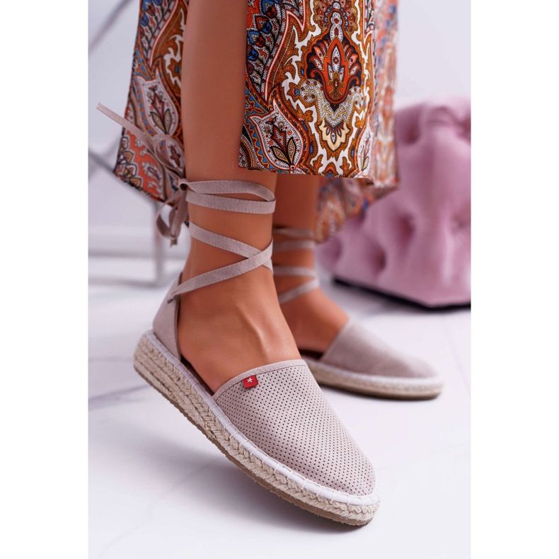 Espadrilles Femme Big Star Sur Plateforme Beige DD274A193 1
