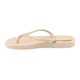 Tongs Ipanema 82763 beiges d'or 2