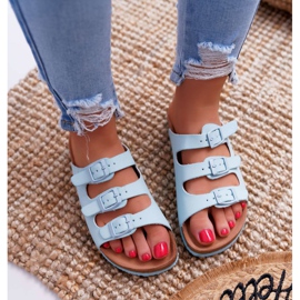 Chaussons Femme Bleu Clair Big Star DD274137 2