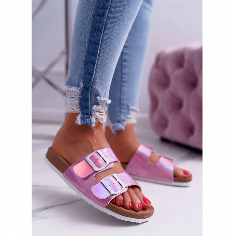 Pantoufles Pour Femmes Big Star DD274136 violet 1