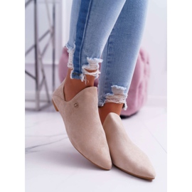 Lu Boo Bottines Découpes Chelsea Beige 2