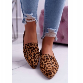 Mocassins Femme Lu Boo Léopard Magnus brun 2