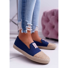Espadrilles Femme Cross Jeans Bleu Marine DD2R4046 1