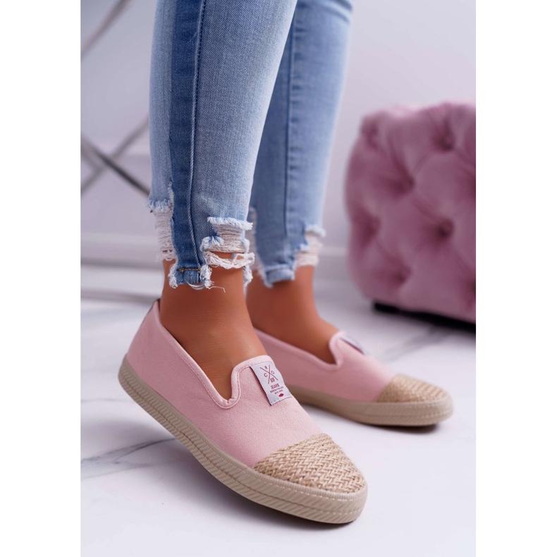 Espadrilles Femme Cross Jeans Rose DD2R4048 1 Espadrilles Femme Cross Jeans Rose DD2R4048 1