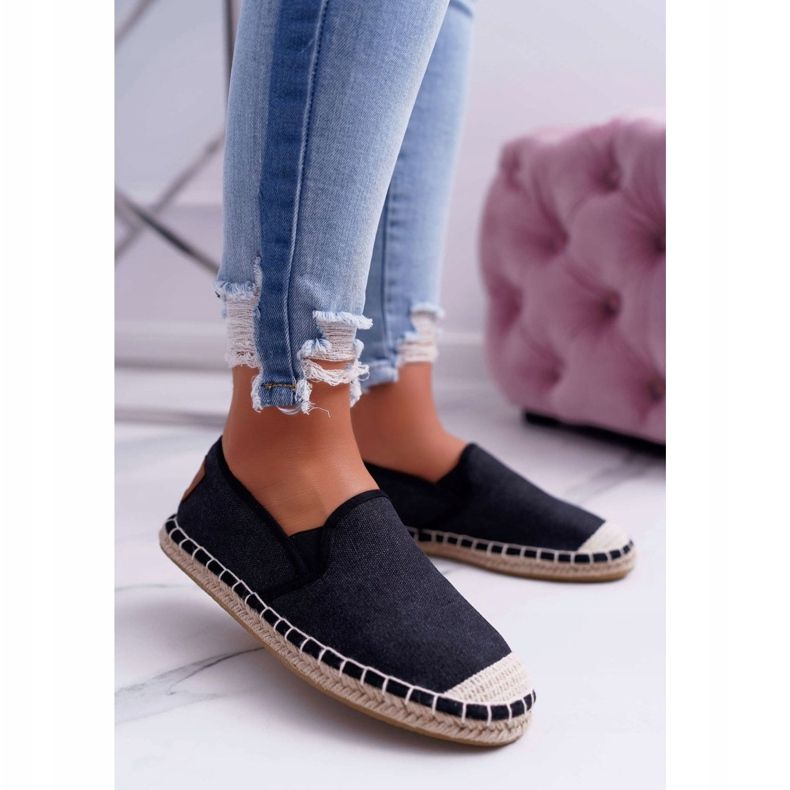 Espadrilles Femme Cross Jeans Noir DD2R4106 le noir 1 Espadrilles Femme Cross Jeans Noir DD2R4106 le noir 1