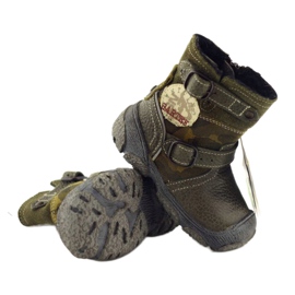 Bottes pour enfants en cuir 91543 Green Bartek vert 3