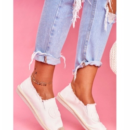 PS1 Espadrilles Femme Blanc Flaure blanche 1