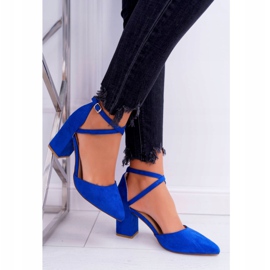 PS1 Escarpins pour femmes sur un talon dans le trafic de bleuet Spitz 2