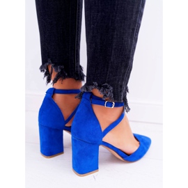 PS1 Escarpins pour femmes sur un talon dans le trafic de bleuet Spitz 3
