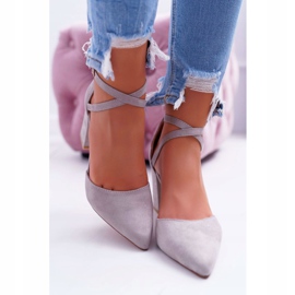 PS1 Escarpins à Talons Pour Femmes En Gris Spitz Traffic 2
