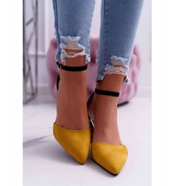 PS1 Escarpins Femme à Talons Léopard Jaune Ferri brun le noir multicolore 3