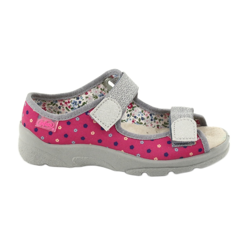 Chaussures enfant Befado 869X138 rose gris 1
