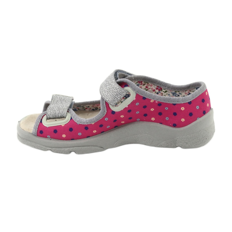 Chaussures enfant Befado 869X138 rose gris 2