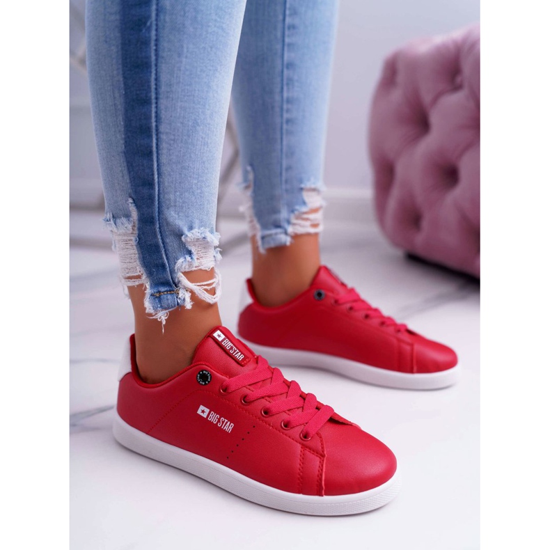 Baskets Femme Big Star Rouge DD274220 2 Baskets Femme Big Star Rouge DD274220 2