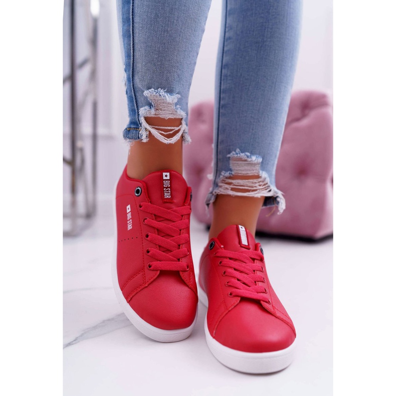 Baskets Femme Big Star Rouge DD274220 1 Baskets Femme Big Star Rouge DD274220 1