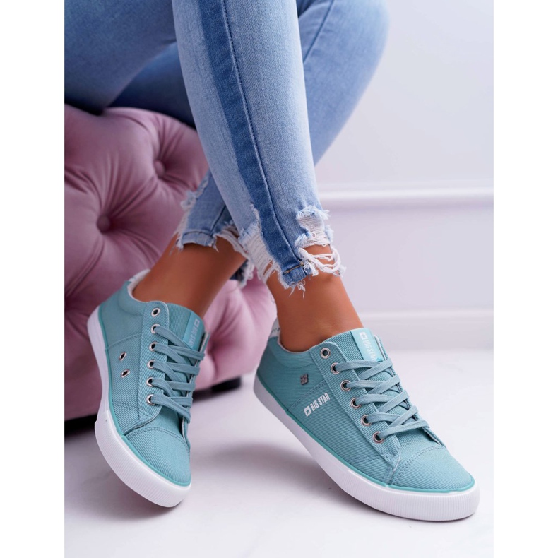 Baskets pour femmes Big Star Mint DD274351 vert 2