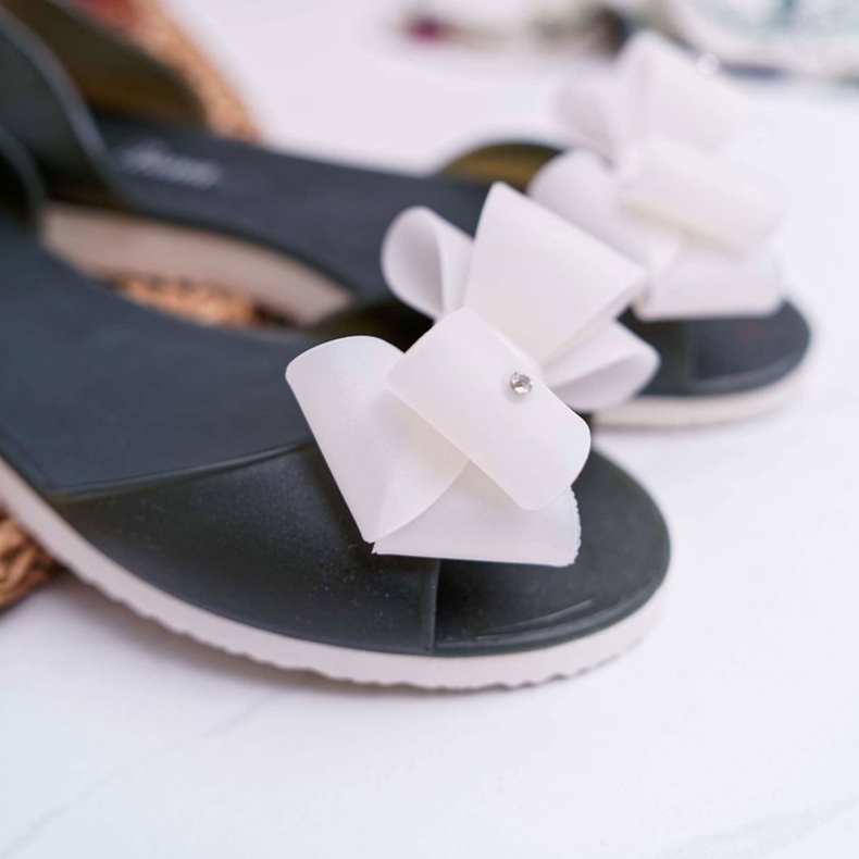 Ballerines Caoutchouc Meliski Bows Green Candy vert 2