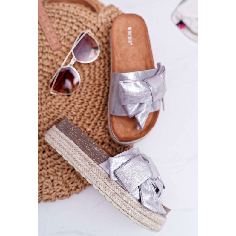 Chaussons Femme Vices Argent 6275 gris 2 Chaussons Femme Vices Argent 6275 gris 2