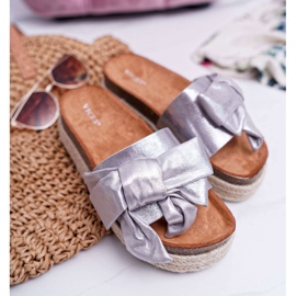 Chaussons Femme Vices Argent 6275 gris 1